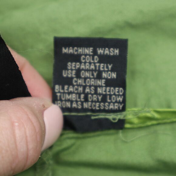 Bag Age Shorts Womens 20 Green High Rise Cotton Medium Wash Elastic Waist - Picture 7 of 16